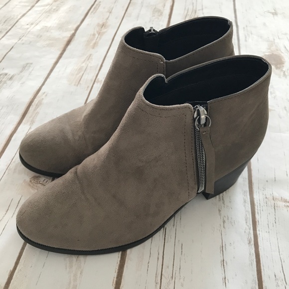 Soda Shoes - SODA - Brown/Taupe Bootie Boots, Size 5 1/2